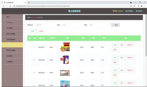 java項目之網上商城系統設計與實現 源碼 文檔